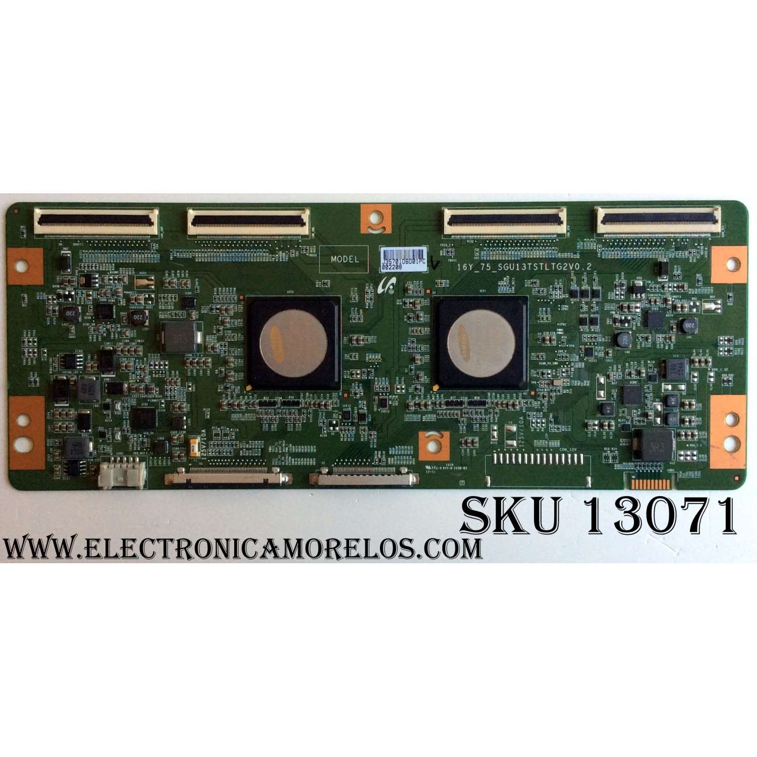 T-CON PARA TV SONY / NUMERO DE PARTE LJ94-35701D / 1-895-918-11 / 16Y_75_SGU13TSTLTG2V0.2 / 35701D / SGU13TSTLTG2V0.2 / PANEL YD6S750DTD01 / MODELO XBR-75X940D / XBR75X940D